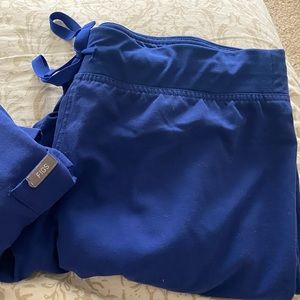 figs LIMITED EDITION GALAXY BLUE Livingston Scrub Pant Size M